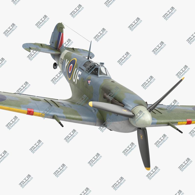 images/goods_img/2021040164/British WWII Fighter Aircraft Supermarine Spitfire Rigged/1.jpg